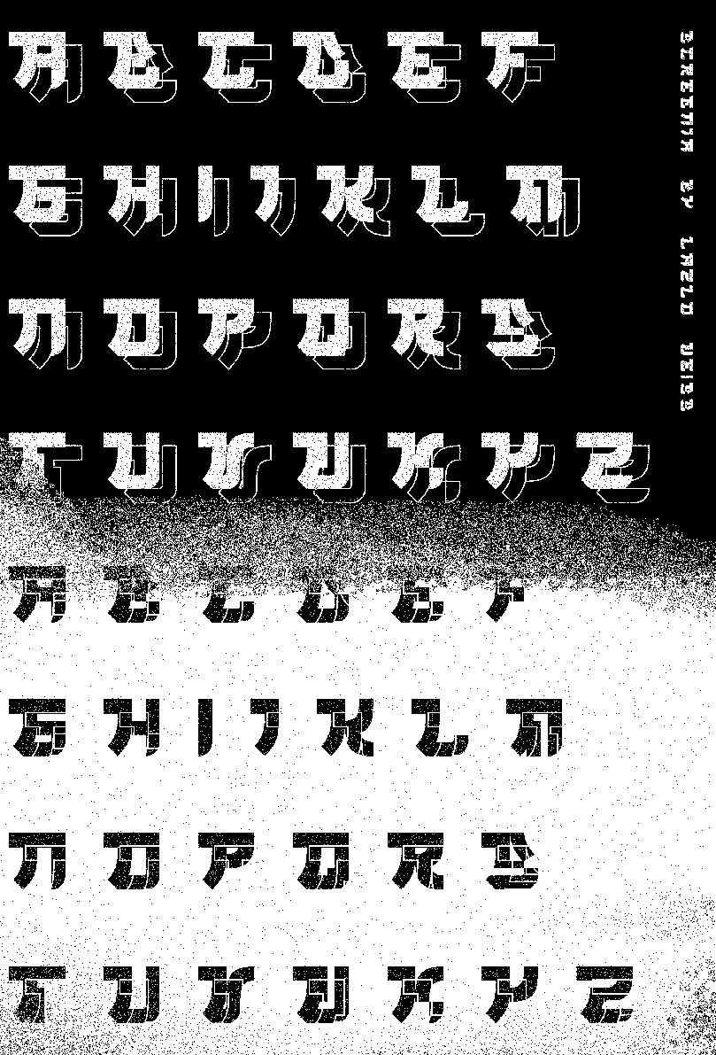 Screenja Alphabet Poster 2